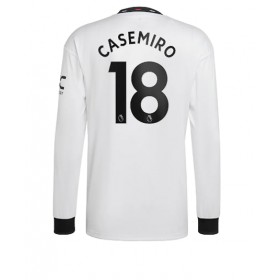 Herren Fußballbekleidung Manchester United Casemiro #18 Auswärtstrikot 2022-23 Langarm